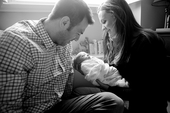 Newborn mini session in Milwaukee