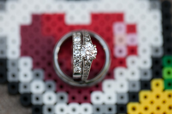 Wedding ring heart
